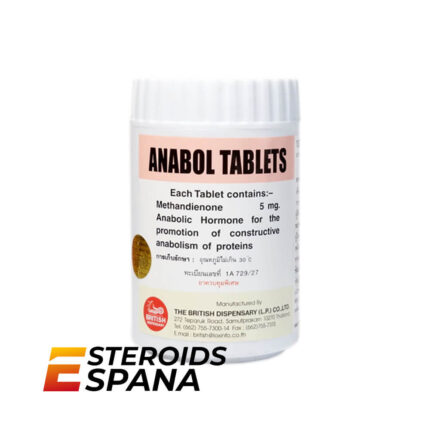 Metandienona British Dispensary Anabol 5 mg (1000 tab)