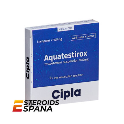Suspension Acuosa de Testosterona Cipla Aquatestirox 100 mg/ml (5 ampollas)