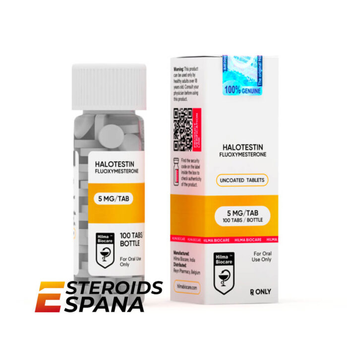 Fluoximesterona Hilma Biocare Halotestin 5 mg (100 tab) Fluoximesterona Hilma Biocare Halotestin 5 mg (100 tab) - Imagen 1