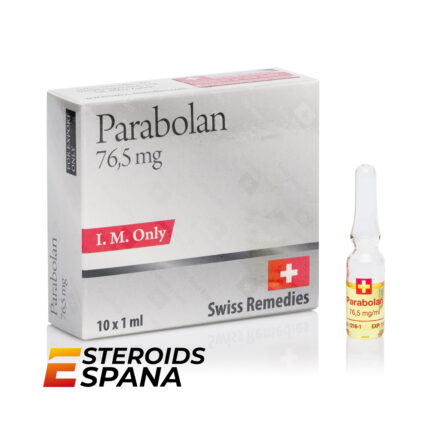 Hexahidrobencilcarbonato de Trembolona Swiss Remedies Parabolan 76.5 mg/ml (10 ampollas)