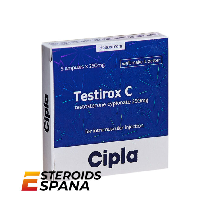 Cipionato de Testosterona Cipla Testirox C 250 mg/ml (5 ampollas) - Imagen 1