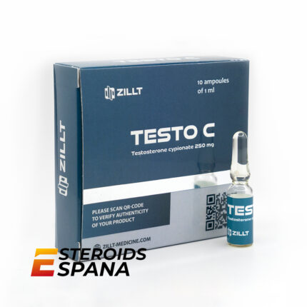 Cipionato de Testosterona Zillt Medicine Testo C 250 mg/ml (1 ampolla)