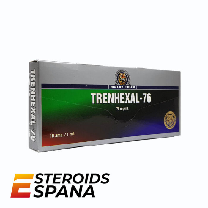 Hexahidrobencilcarbonato de Trembolona Malay Tiger Trenhexal-76 76 mg/ml (10 ampollas) Hexahidrobencilcarbonato de Trembolona Malay Tiger Trenhexal-76 76 mg/ml (10 ampollas) - Imagen 1