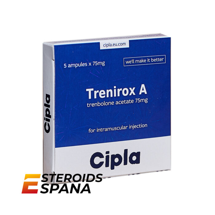 Acetato de Trembolona Cipla Trenirox A 75 mg/ml (5 ampollas) Acetato de Trembolona Cipla Trenirox A 75 mg/ml (5 ampollas) - Imagen 1